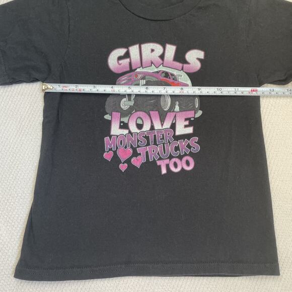 Girls Love Monster Trucks Too Tee - Picture 2 of 3